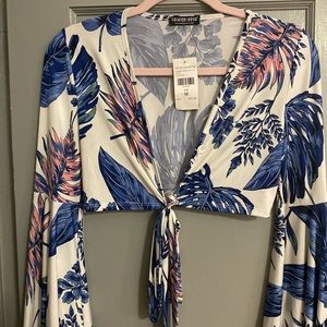 Evolution Wrap Crop Top